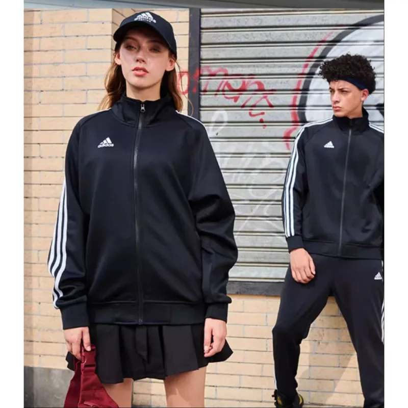 Adidas Jackets Unisex Black - POIZON