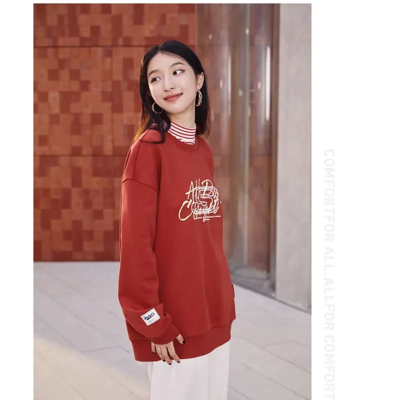 Skechers Sweatshirts Unisex Wuo Red-3