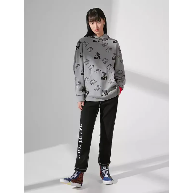 Vans X Kazuki Collection Sweatshirts Unisex Gray-4