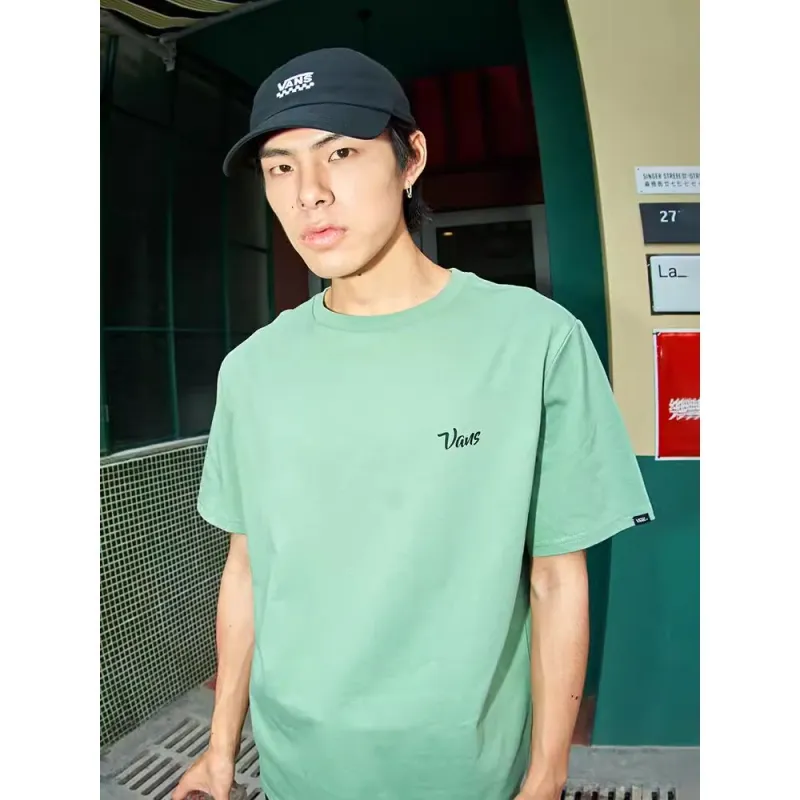 Vans T Shirts Unisex Avocado Green-2