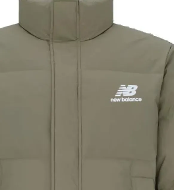 ジャケット New Balance UNI N Signature Warm up Jacket 4NY174 New Balance Down Jackets Unisex Army Green - POIZON