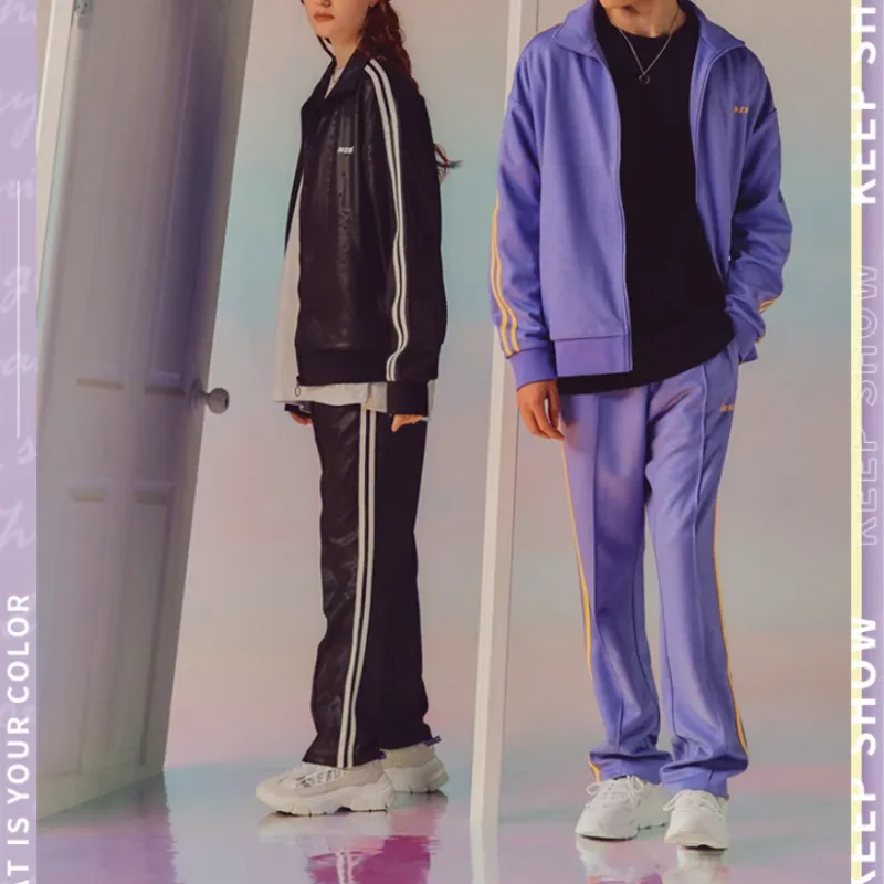 NERDY Sports Pants Unisex Purple-2