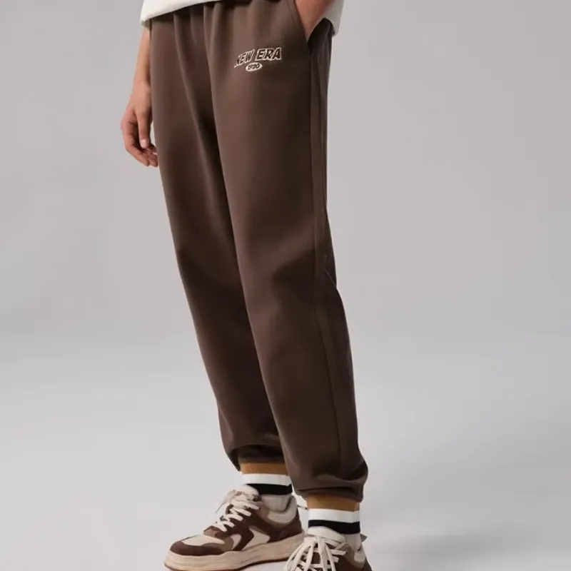 New Era Casual Pants Unisex Dark Brown-2