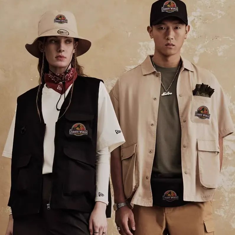 New Era Shirts Unisex Khaki-3