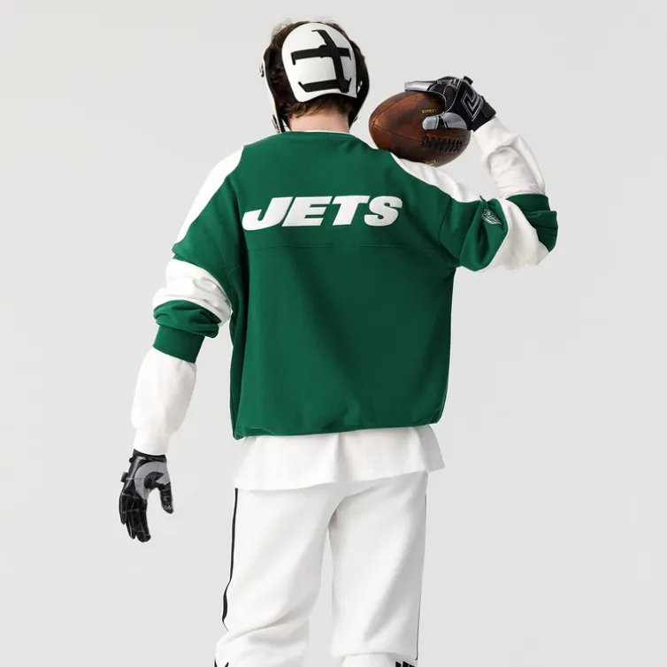 PEACEBIRD MEN x NFL Sweatshirt Men's Green-1