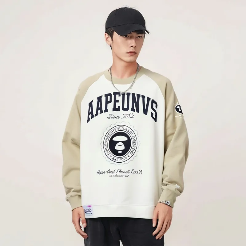 Aape Logo print Crew neck Sweatshirt-5