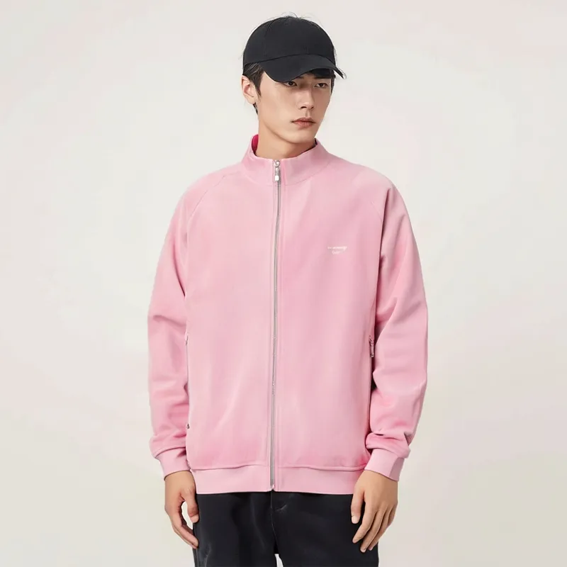 TEAM WANG Brushed effect Zip up Jacket-2