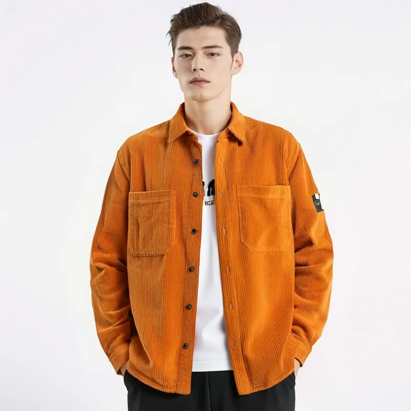 STONE ISLAND Jacket Men's Orange-2