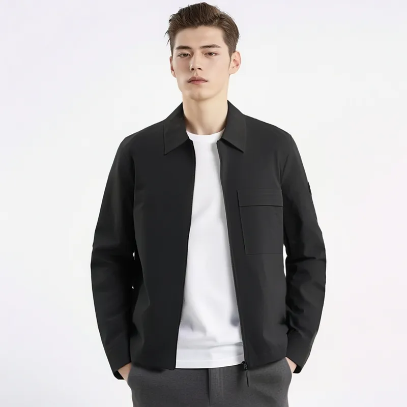STONE ISLAND Jackets Coats Unisex Black-2