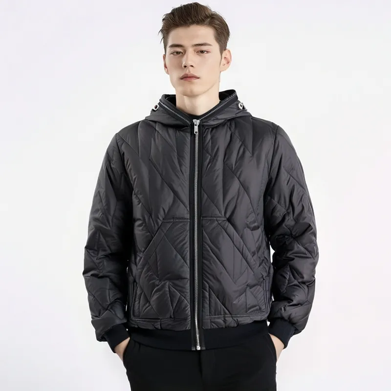 RICK OWENS Gimp Quilted Hooded Jacket-2