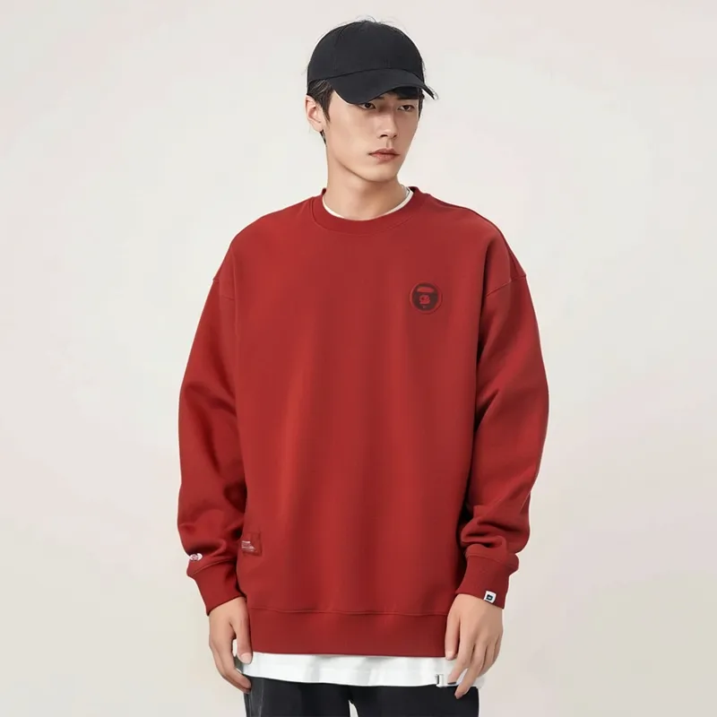 Aape Logo patch Crew neck Sweatshirt-7