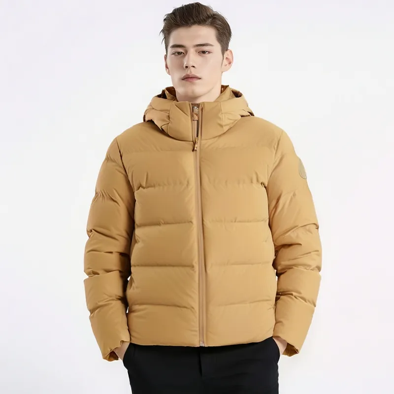 UNIQLO Down Jacket Men's Light Yellow-1