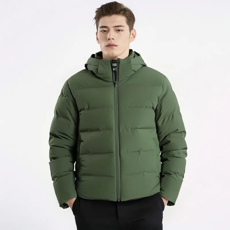 UNIQLO Down Jacket Men's Dark Olive-1