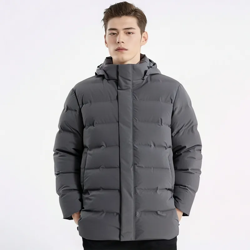 UNIQLO Down Jacket Men's Asphalt Gray-2