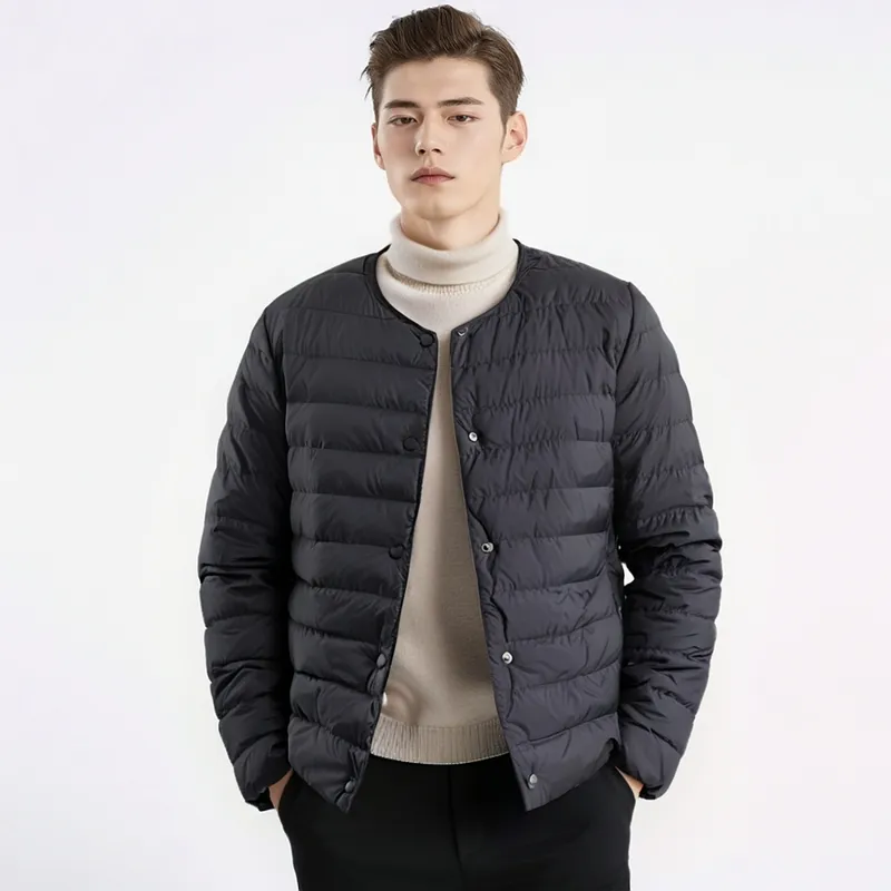 UNIQLO Down Jacket Unisex Classic Black-1