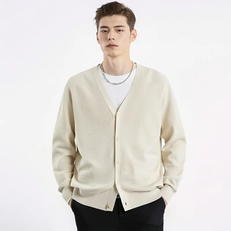PEACEBIRD MEN Sweaters Unisex Ecru 1-2