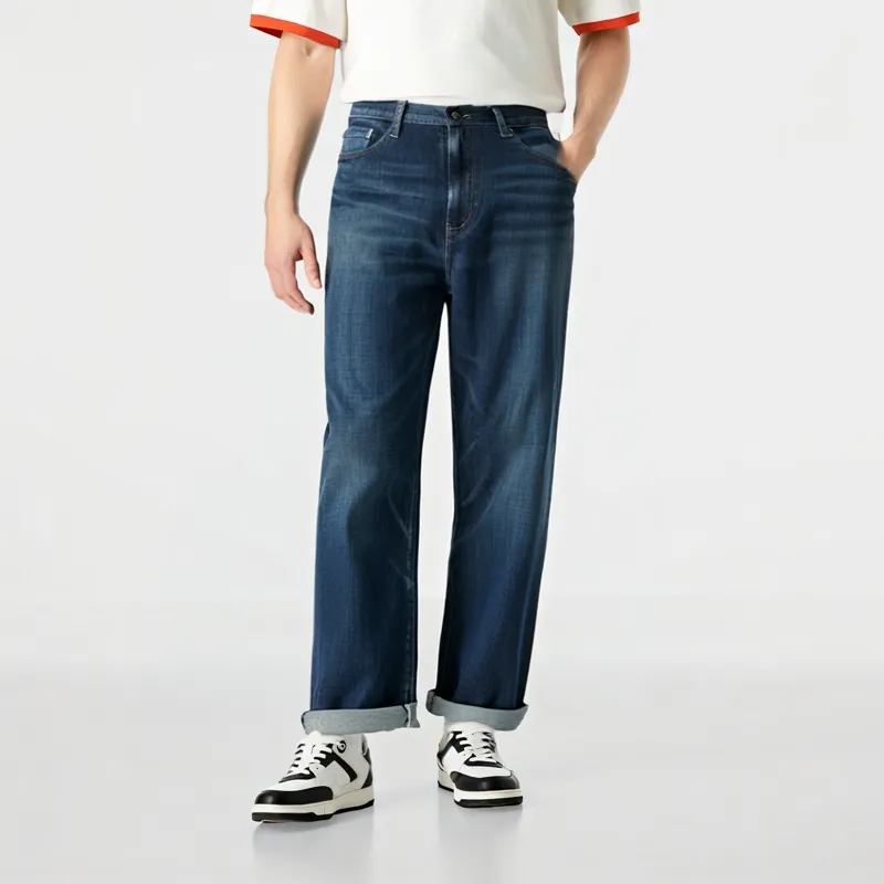 NEIGHBORHOOD Washed Denim Dp Wide Pants-2