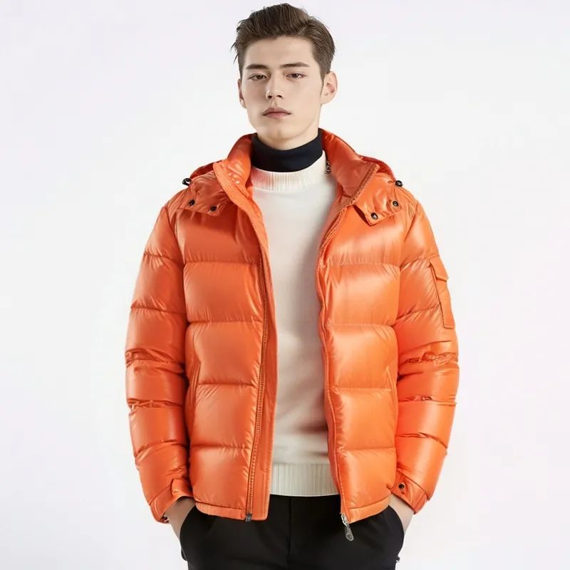 Moncler Down Jacket Men's Orange-2