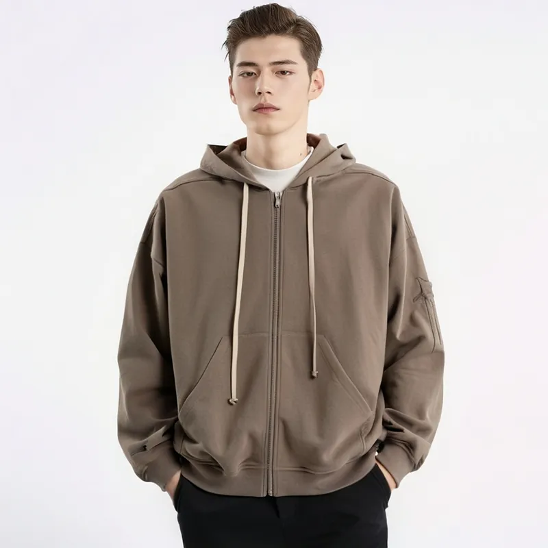 RICK OWENS X Champion Zip Up Drawstring Hoodie-2