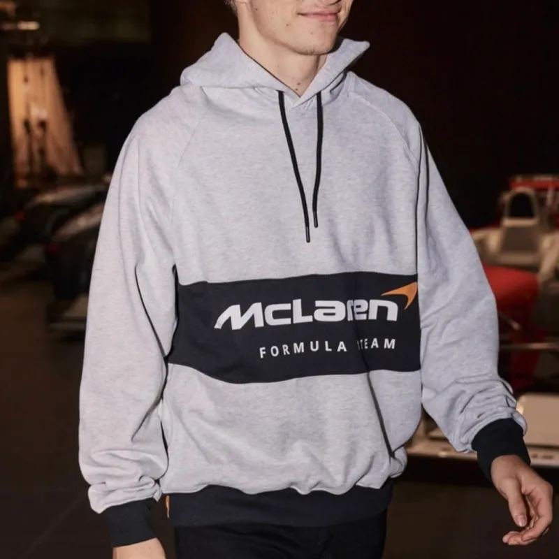 Mclaren X Levis McLaren Racing Co branded Edition Sweatshirts Men Gray-2
