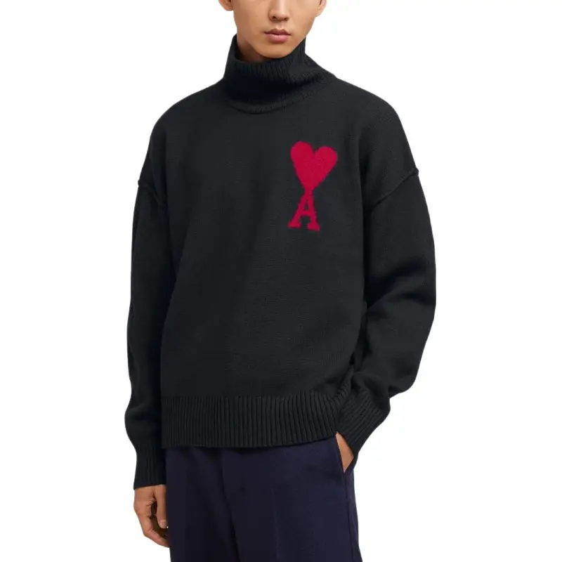 AMIPARIS Ami De Coeur High-neck Jumper-2