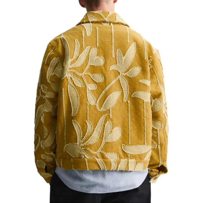 ZARA Jackets Coats Men's Mustard-3