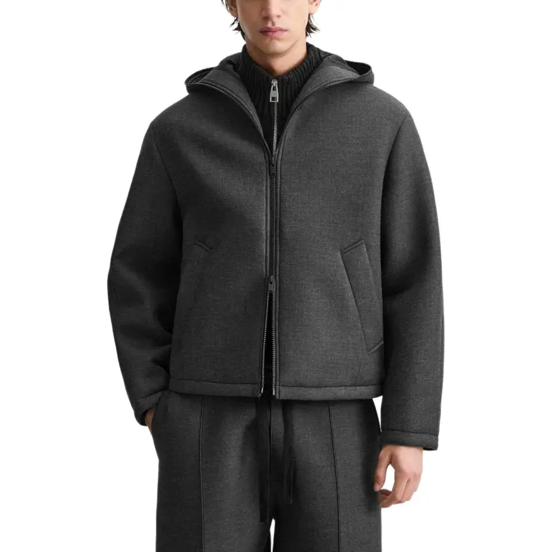 ZARA Jackets Men Gray-1