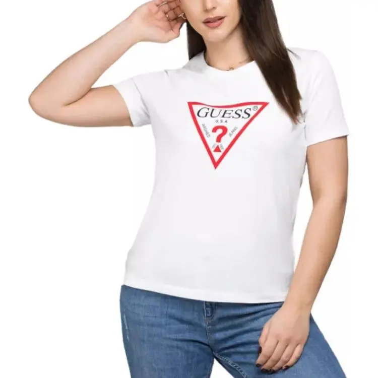 GUESS T Shirts Women's White-4