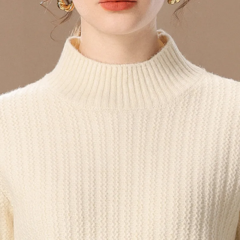 FENHONGMALI Knitwear Women's Beige-5