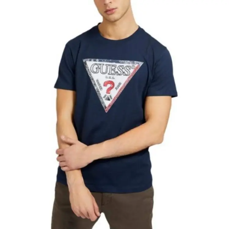 GUESS T Shirts Men Blue-3