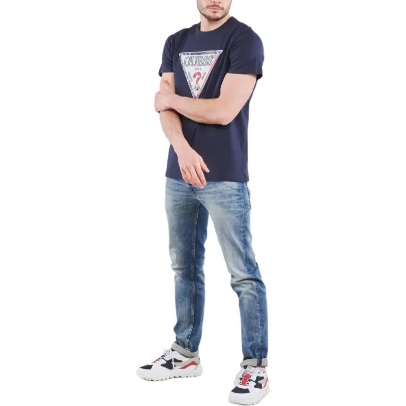GUESS T Shirts Men Blue-1