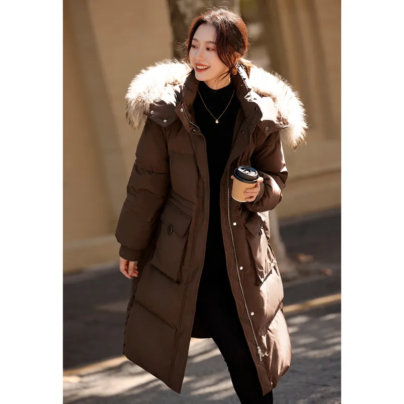 Mo Han Yi Mei Down Jacket Women's Maroon Umber-2
