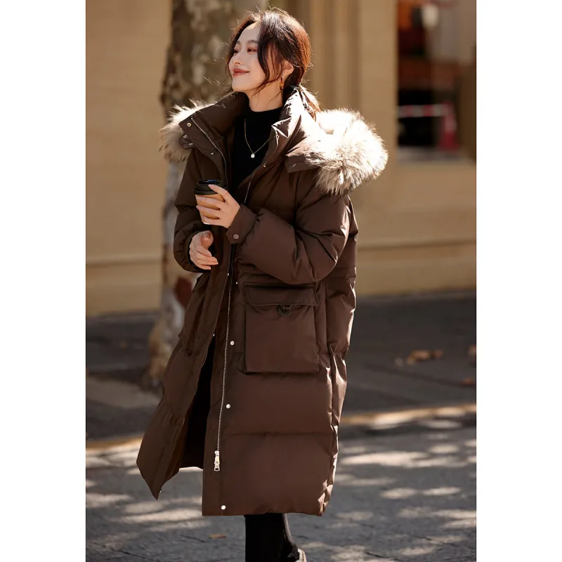 Mo Han Yi Mei Down Jacket Women's Maroon Umber-3