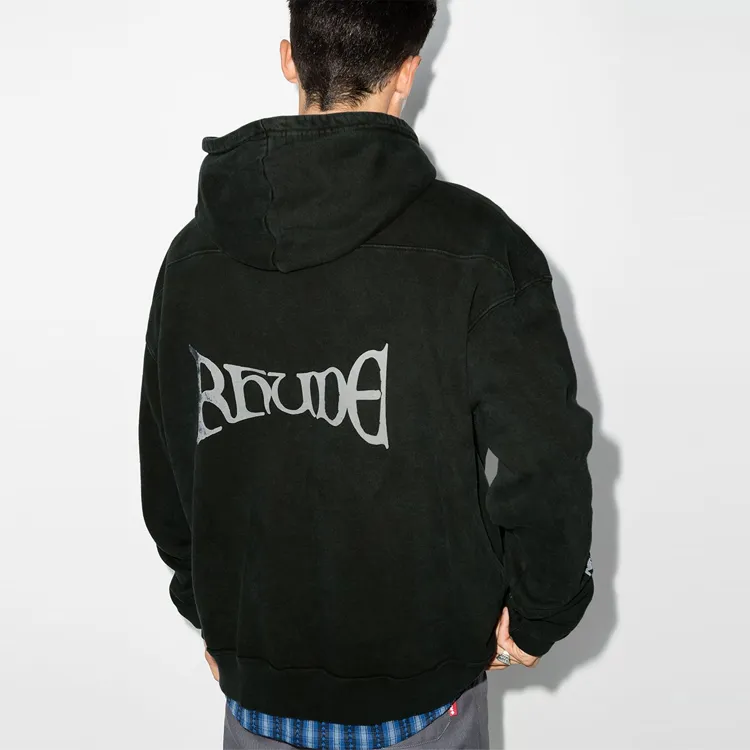 RHUDE Neon Flame Hoodie-1