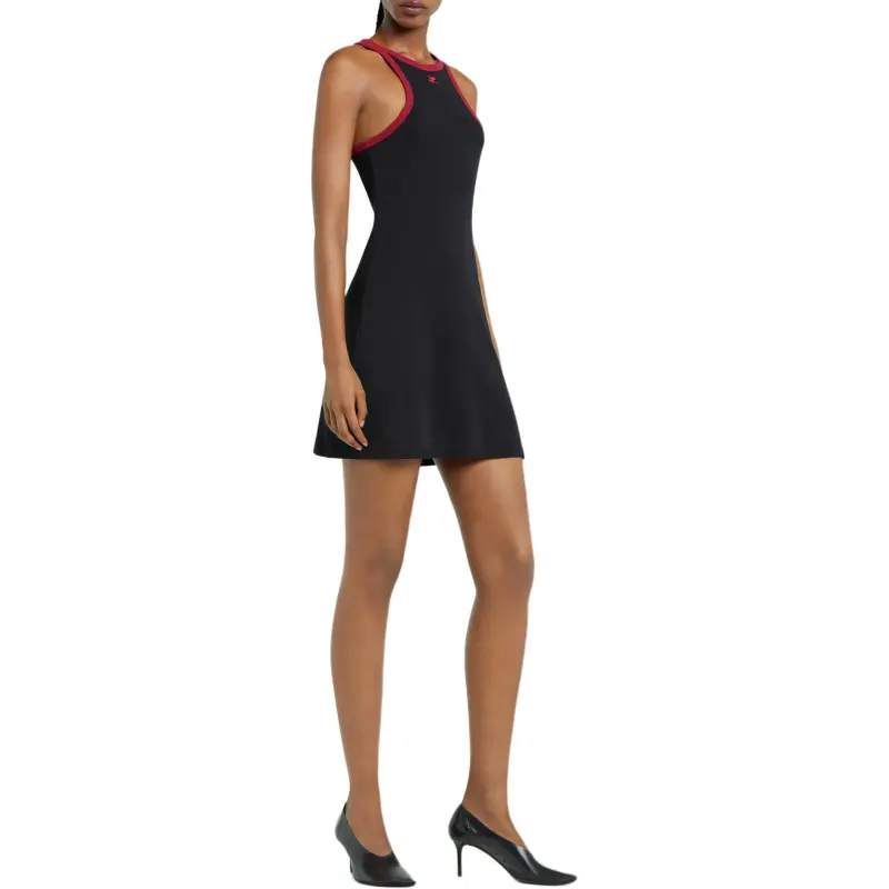 COURREGES Racerback Sleeveless Mini Dress-3
