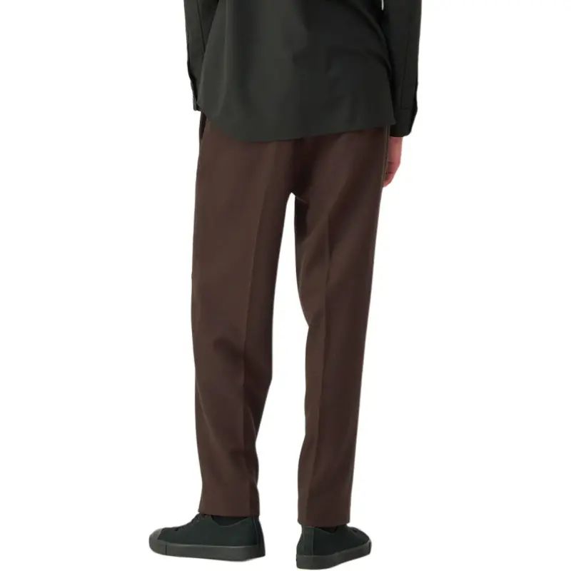 MUJI LABO Series Suit Trouser Men's Dark Brown-2