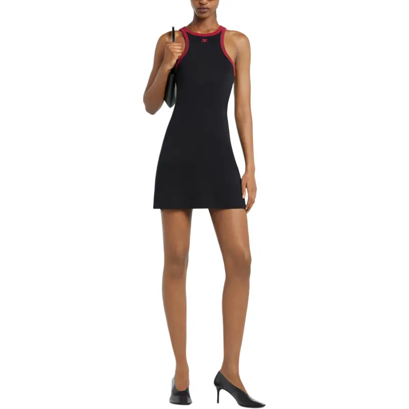 COURREGES Racerback Sleeveless Mini Dress-2
