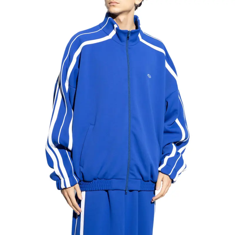 Vetements Logo Embroidered Zip Up Jacket-1