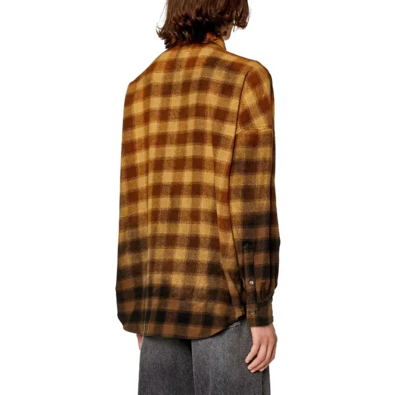 DIESEL Shirts Men Brown-1