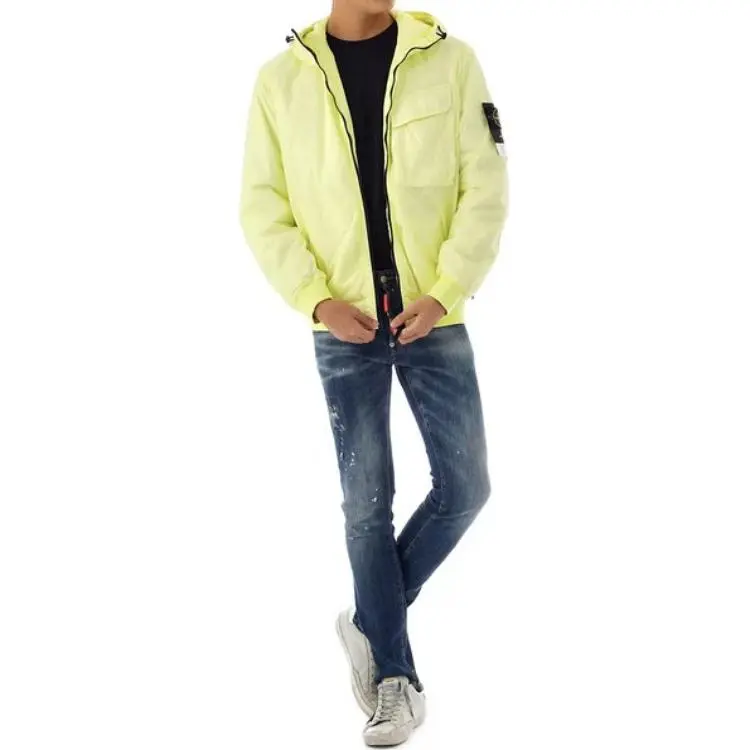 STONE ISLAND Jackets Men Lemon Yellow-4