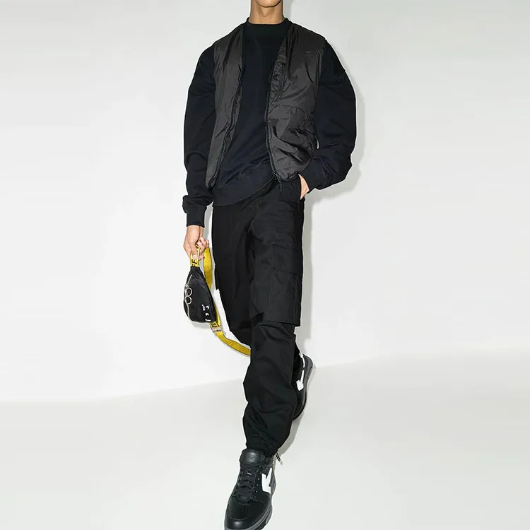 OFF WHITE FW21 Cargo Pants Men Black-3
