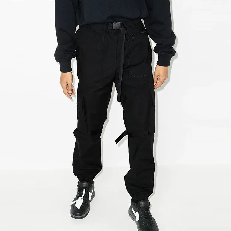 OFF WHITE FW21 Cargo Pants Men Black-2