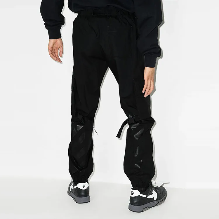 OFF WHITE FW21 Cargo Pants Men Black-4