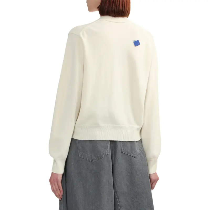 ADER ERROR Tetris-appliqué Fine-knit Cardigan-3