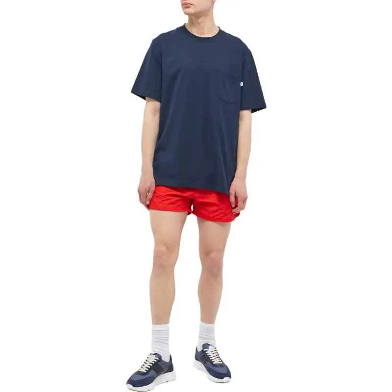 AMIPARIS Ami De Coeur Logo Embroidered Swim Shorts-4