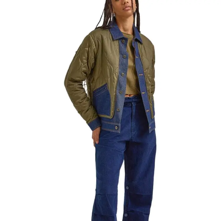Lee X Alpha Industries Lee Co-branded Model Jackets Unisex Green-3