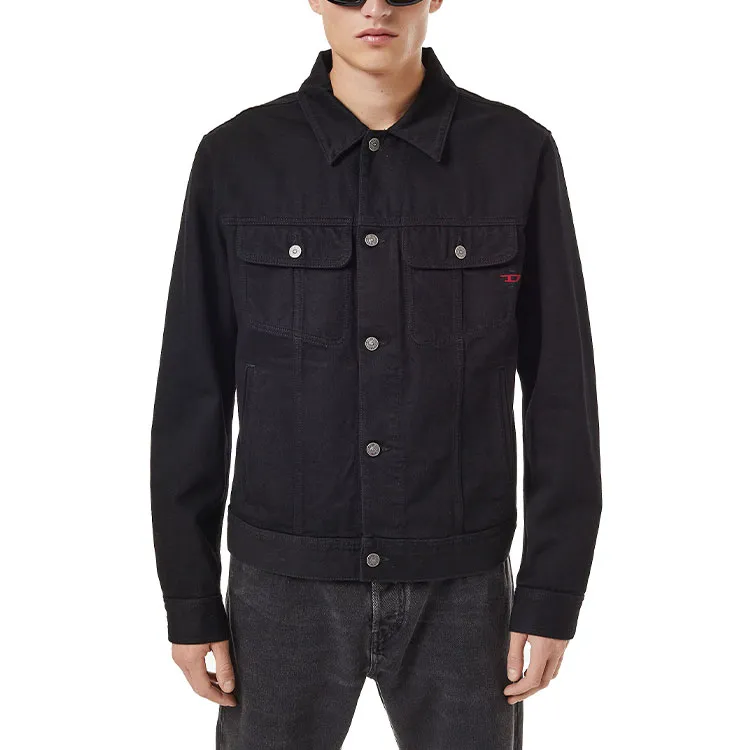 DIESEL SS22 Denim Jacket Men's Black-1