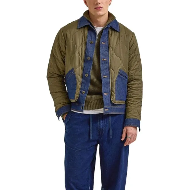 Lee X Alpha Industries Lee Co-branded Model Jackets Unisex Green-2