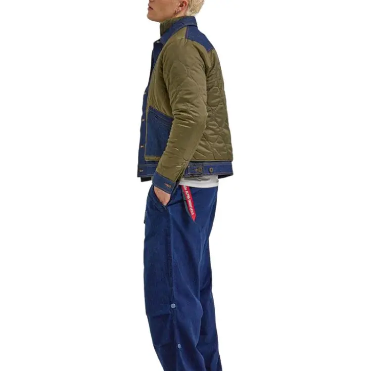 Lee X Alpha Industries Lee Co-branded Model Jackets Unisex Green-5