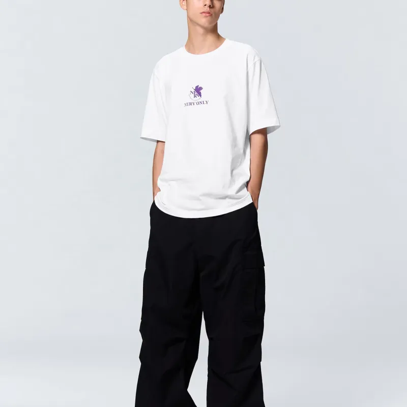 GU EVA Collaboration T Shirts Men White-3